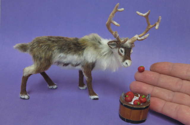 OOAK 1:12 Miniature Traditional Reindeer